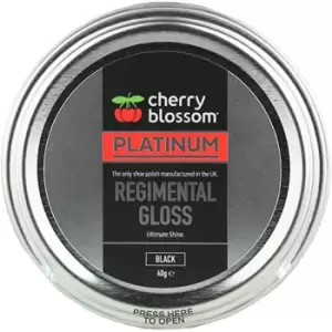 Cherry Blossom Black Platinum Regimental Gloss 40g - wilko