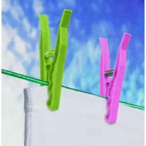 SupaHome Plastic Clothes Pegs 88mm Pack of 24