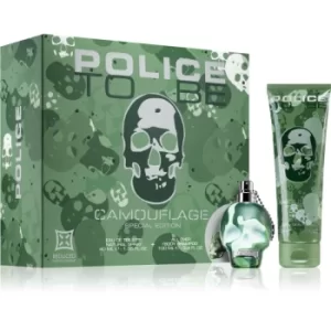Police To Be Camouflage Gift Set for Men