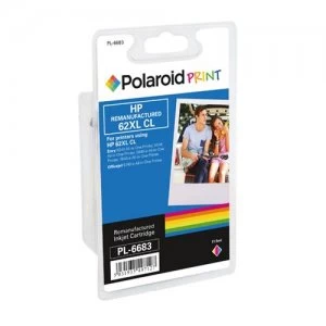 Polaroid HP 62XL Tri Colour Ink Cartridge