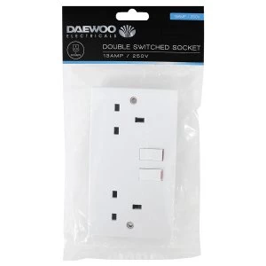 Daewoo Double-Switched Socket - 13 Amp