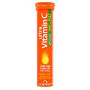 Ultra Vitamin C With Zinc Effervescent 20 Tabs
