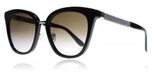 Jimmy Choo Fabry/S Sunglasses Black Glitter FA3 53mm