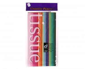 Creativity Tissue Paper Pack of 20 Sheets Assorted