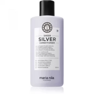 Maria Nila Sheer Silver Hydrating Conditioner Neutralising Yellow Shades sulfate-free 300ml
