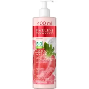 Eveline Cosmetics Bio Organic Natural Strawberry Body Yoghurt For Dry And Irritated Skin 400ml