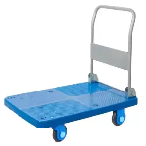 300kg Two-Tier Platform Trolley with Wire Surrounds - 730 x 900 x 600mm (H x W x D)