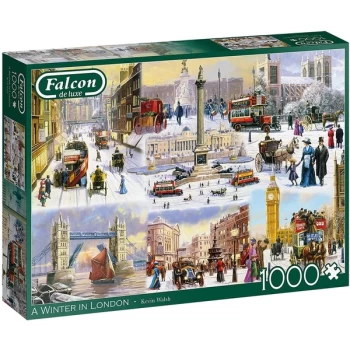 Falcon de luxe A Winter in London Jigsaw Puzzle - 1000 Pieces