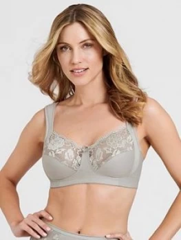 Miss Mary of Sweden Miss Mary Of Sweden Lovely Lace Bra, Grey, Size 38, Women