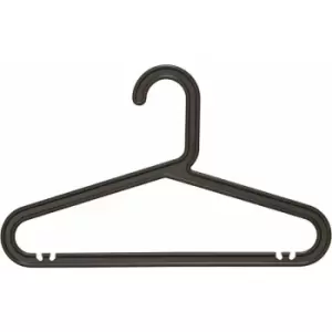 Premium Set of 20 Hangers for Clothes Black Hanger For Childrens / Kids Clothing Non- Slip ABS Plastic Clothes Hanger 10 x 20 x 34 - Premier