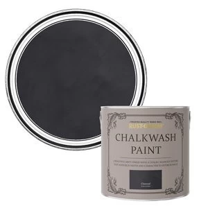 Rust-Oleum Chalkwash Charcoal Flat matt Emulsion Paint 2.5L