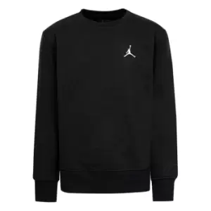 Air Jordan Fleece Crew Sweatshirt Juniors - Black