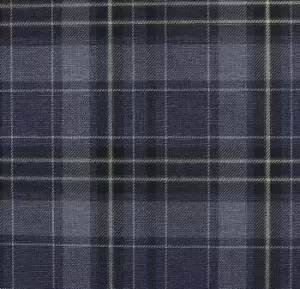 Arthouse Twilled Plaid Wallpaper - Navy/Gold