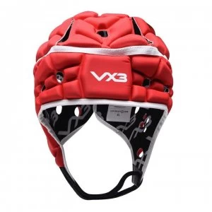 VX-3 Airflow Rugby Headguard - Red