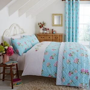 Catherine Lansfield Embroidered Floral Bed Set - Single
