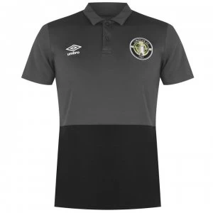 Umbro Limerick Polo T Shirt Mens - Black/Carbon
