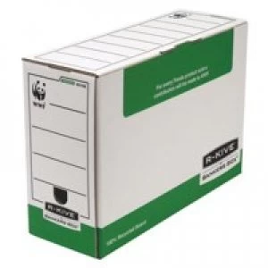 Fellowes System 120mm Folio Trans File Green PK10