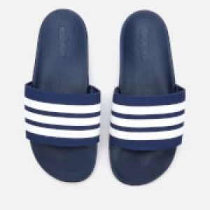 adidas Mens Adilette Comfort Slide Sandals - Dark Blue - UK 10