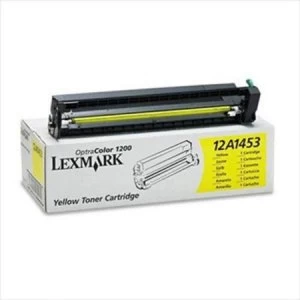 Lexmark 12A1453 Yellow Laser Toner Ink Cartridge