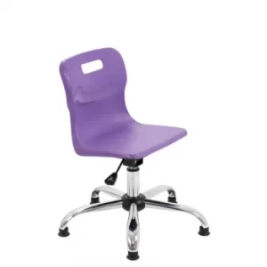 TC Office Titan Swivel Junior Chair with Glides, Purple