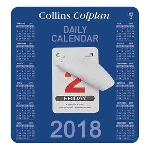 Original Collins 2018 Daily Block Tear Off Day of the Year Calendar