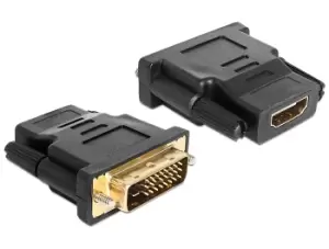 DeLOCK 65466 cable gender changer DVI 24+1 HDMI Black