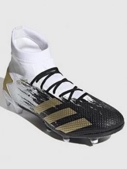 adidas Predator 20.3 Firm Ground Football Boots - Silver, Size 10, Men