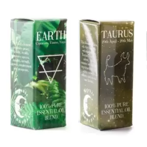 Earth Element & Taurus Zodiac Sign Astrology Essential Oil Blend Twin Pack (2x10ml)