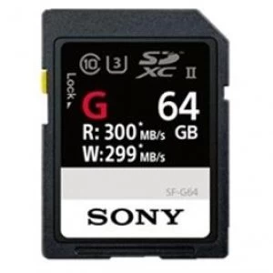 Sony SDXC G Series 64GB 300mbs