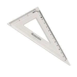 Classmaster 60 Degree Set Square Clear Pack of 30 S6030