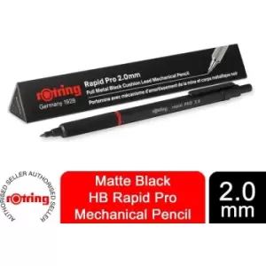 Rotring - Mechanical Pencil Rapid PRO Matte Black barrel HB 2.0 mm
