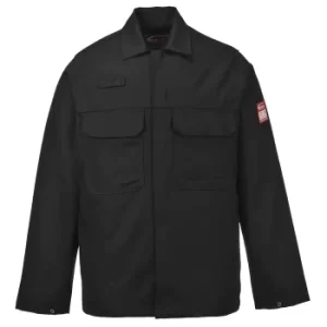 Biz Weld Mens Flame Resistant Jacket Black 3XL