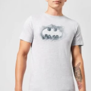 DC Comics Batman Spray Logo T-Shirt - Grey - 4XL