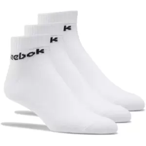 Reebok Ankle Sck 3pk 99 - White