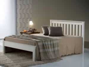 Birlea Denver 5ft King Size White Wooden Bed Frame