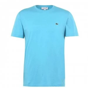 Lacoste Basic Cotton T Shirt - Blue YZK