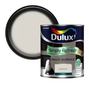 Dulux Simply Refresh Multi Surface Pure Brilliant White Eggshell Paint 750ml