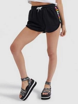 Ellesse Heritage Mallo Shorts - Black, Size 8, Women