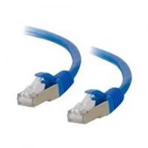 C2G 15m Cat6a Booted Shielded (SSTP) Network Patch Cable Blue