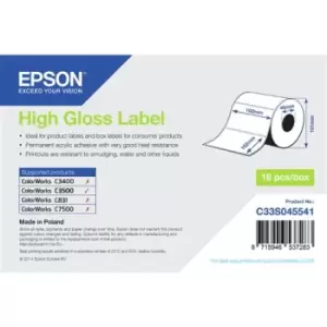 Epson High Gloss Label - Die-cut Roll: 102mm x 152mm 210 labels