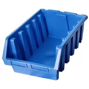 Ergo xl+ Box Plastic Parts Storage Stacking 333x500x187mm - Colour Blue - Pack of 3