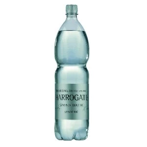 Harrogate Spring Bottled Water Sparkling 1.5L PET Silver LabelCap Pa