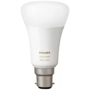 Philips Hue White Ambience Bluetooth LED Bulb - Twin Pack, B22 - White