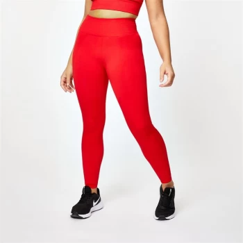 USA Pro X Courtney Black Spicy Seamless Leggings - Red