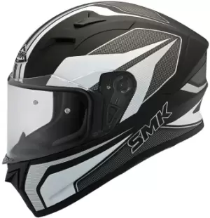 SMK Stellar Dynamo Motorcycle Helmet, black-grey, Size S 56 57, black-grey, Size S 56 57