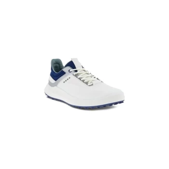 Ecco M Golf Core Golf Shoe - White/Silver/Blue Depths - EU43 Size: UK9