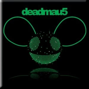 Deadmau5 - Green Head Fridge Magnet