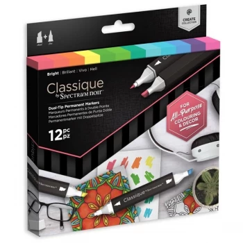 Spectrum Noir Classique Create Marker Pen Set Bright Set of 12