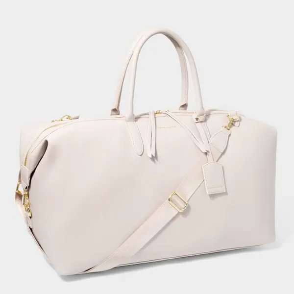 Katie Loxton Oxford Weekend Holdall in Off White KLB2667