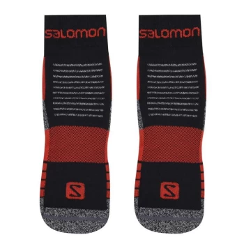 Salomon Merino Low 2 Pack Walking Socks Mens - Black